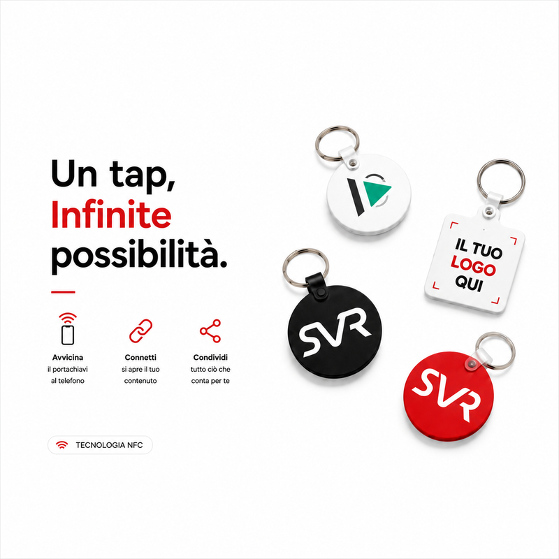portachiavi nfc customizzato