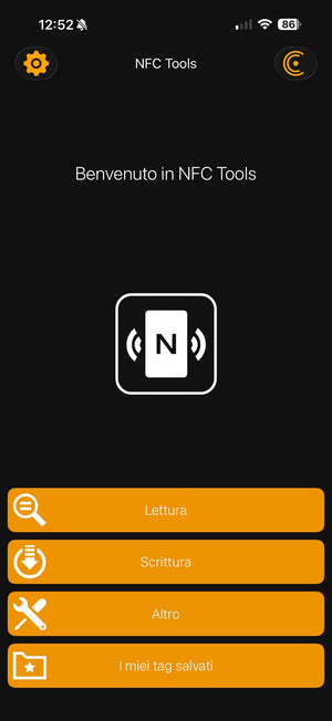Avvicina il portachiavi al telefono