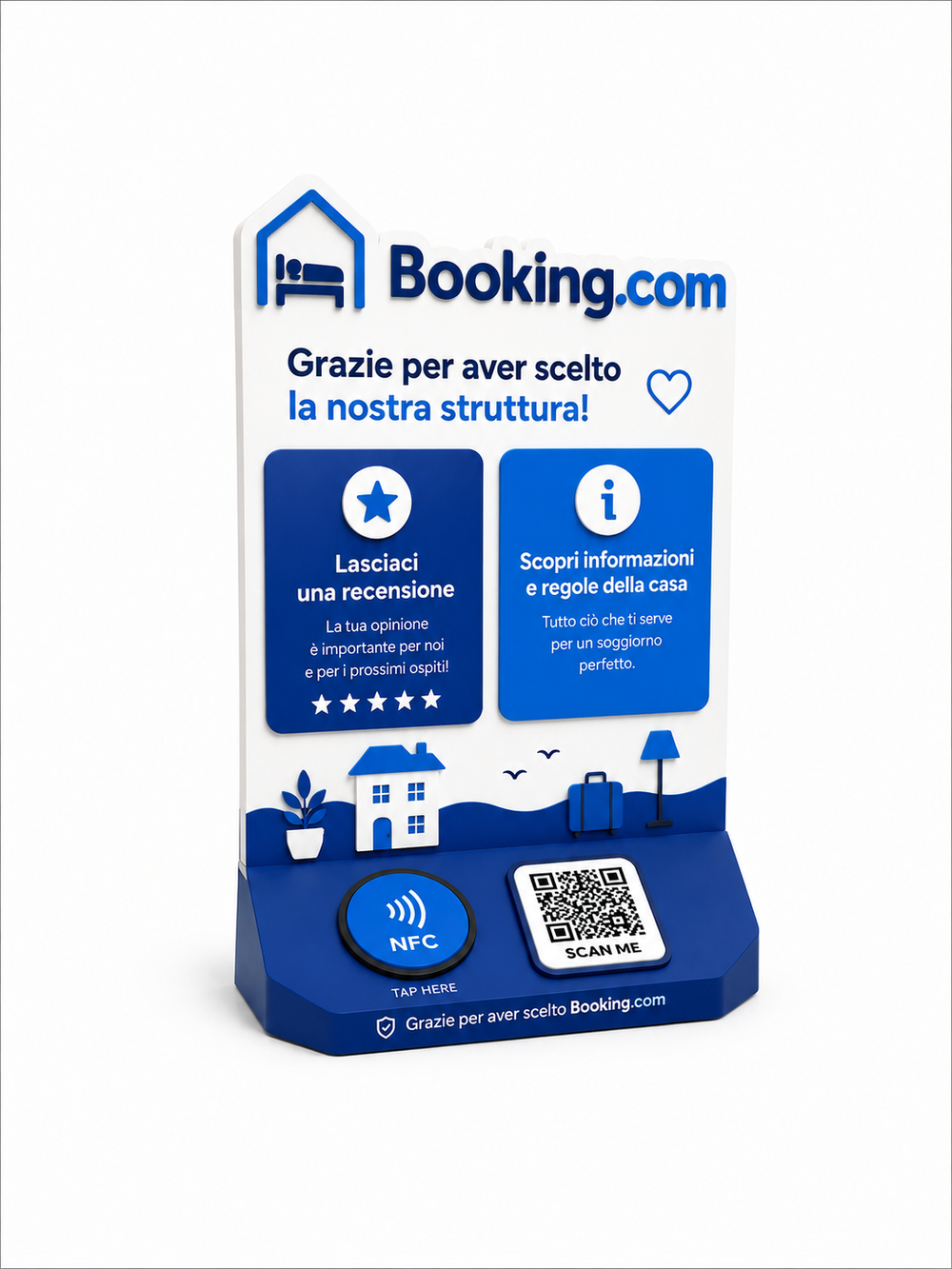 GuestHub NFC  |  Tutto ciò che serve ai tuoi ospiti, in un unico posto.